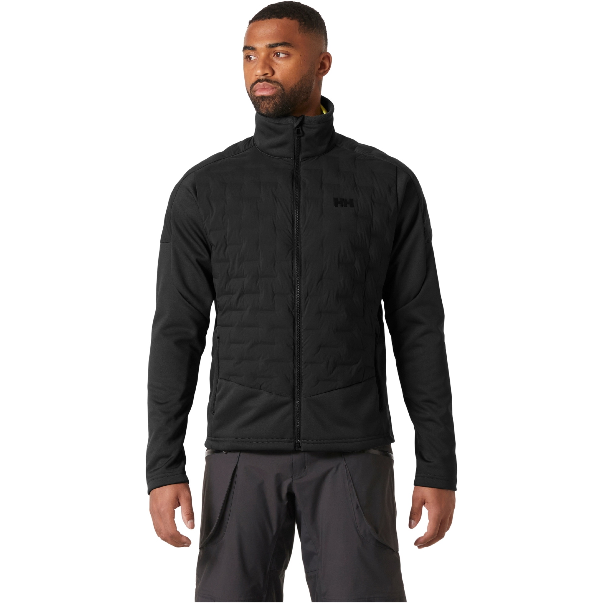 2026 Helly Hansen Männer HP Hybrid Stretch Insulator Jacke 34103 - Ebony